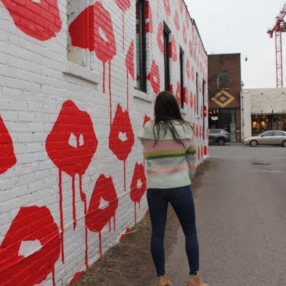 Free People Pastel Stripe Cardigan Sweater - Picture 8 of 8